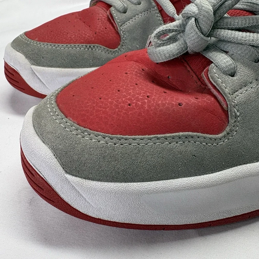 DC Lynx Zero Men's Skateboarding Shoes Size US 12 Red White Gray